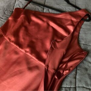 BHLDN One-Shoulder Maxi Dress